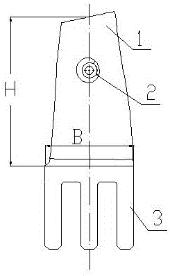 一種高背壓空冷汽輪機用末級動葉片的制作方法與工藝