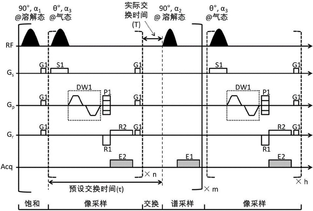 一种基于谱像一体化的超极化氙气磁共振方法与流程