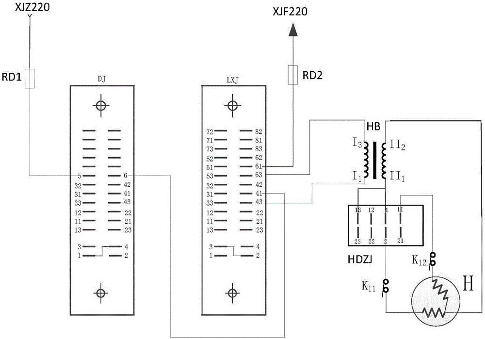 一種列車進(jìn)站信號(hào)機(jī)點(diǎn)燈電路模擬系統(tǒng)的制作方法與工藝