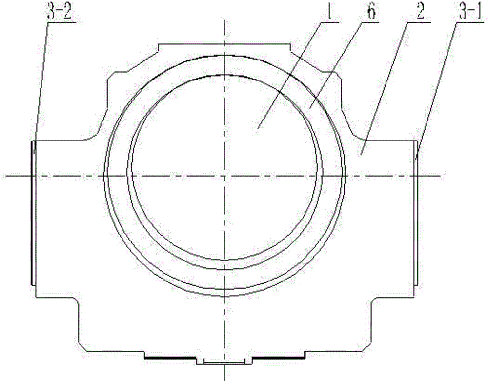 一种热轧带辊轴承座衬板对称度检测方法及装置与流程