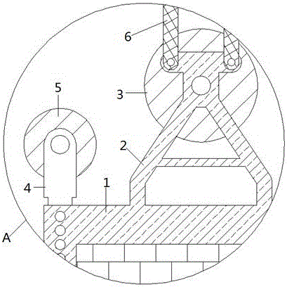 一種電纜施工用井口支撐式轉(zhuǎn)角滑輪結(jié)構(gòu)裝置的制作方法