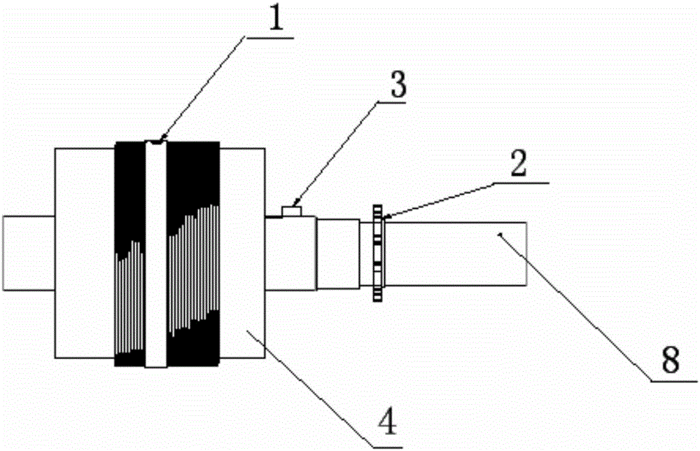 一種應(yīng)用于大功率電機(jī)傳動軸的安全性保護(hù)裝置的制作方法