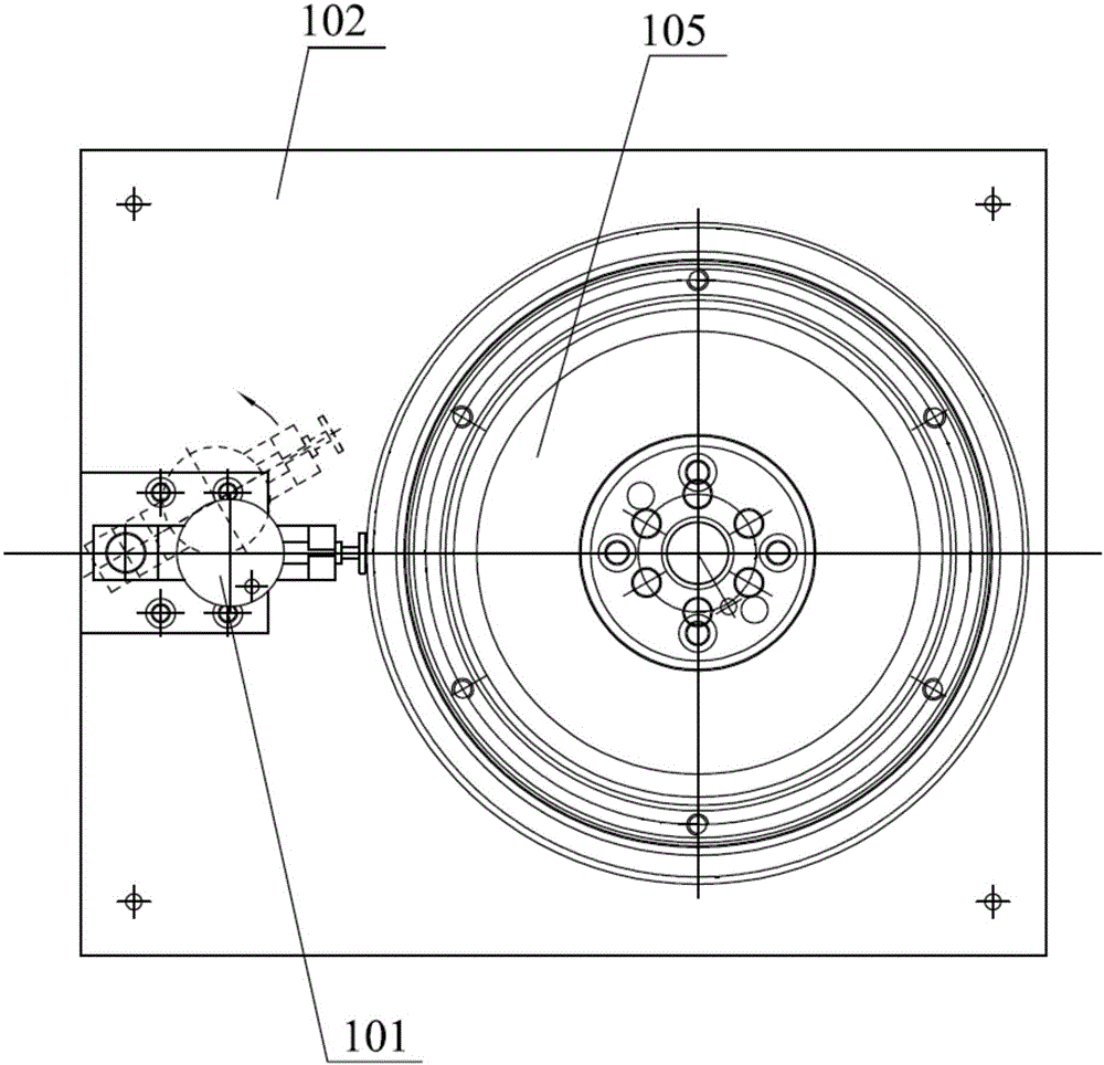 一种飞轮齿圈外圆跳动检具的制作方法与工艺