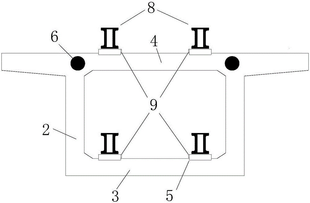 一種用于剛構(gòu)橋中跨合攏頂推施工的位移監(jiān)測系統(tǒng)的制作方法與工藝