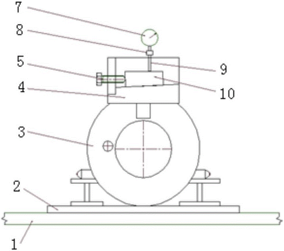 轴承仪角度台测量装置的制作方法