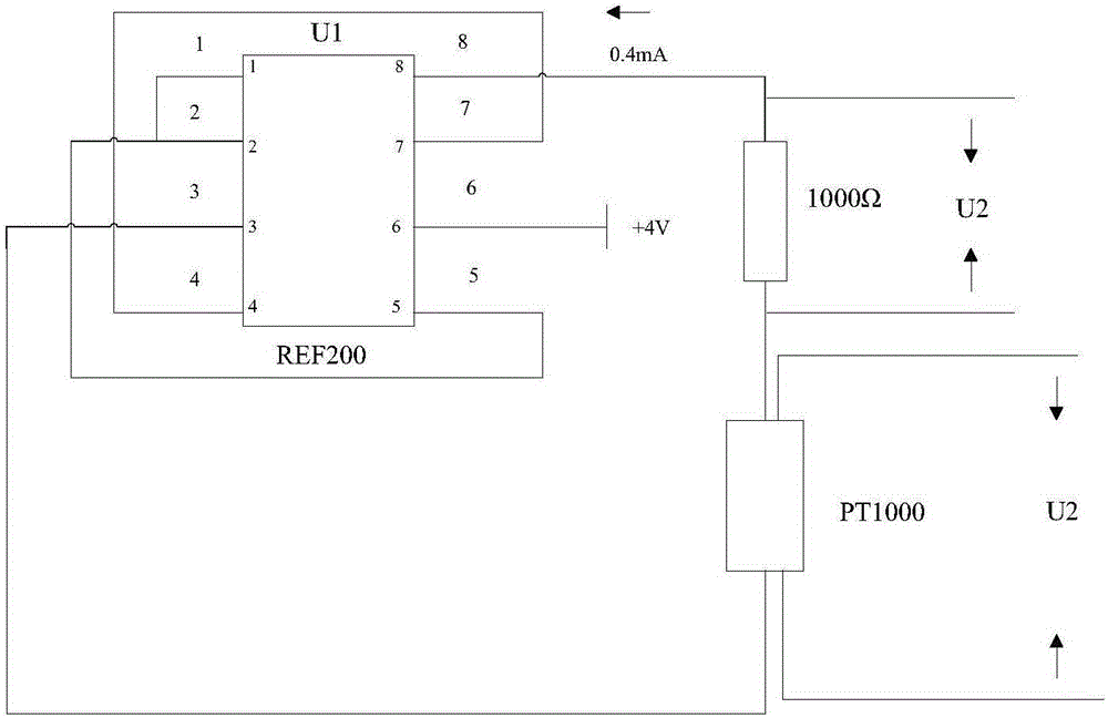 一種恒流源驅(qū)動(dòng)的鉑電阻溫度測量電路的制作方法與工藝