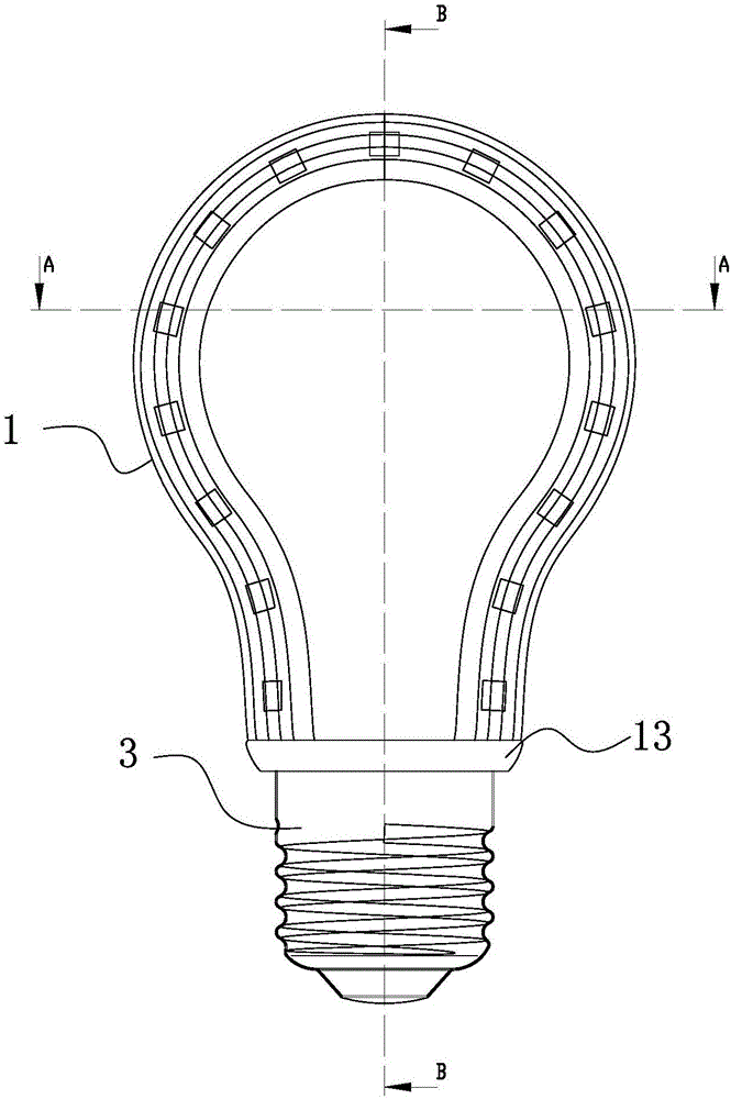 全周光LED燈泡的制作方法與工藝