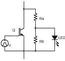 一種串聯(lián)半導(dǎo)體開關(guān)短路故障的指示電路的制作方法與工藝