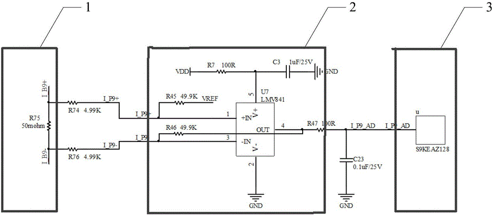 一種單體電池成組后的電流場檢測電路的制作方法與工藝