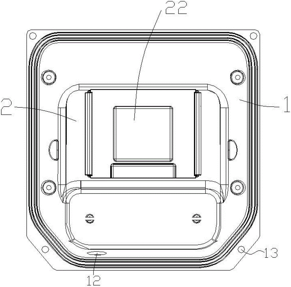 泛光灯后盖的制作方法与工艺