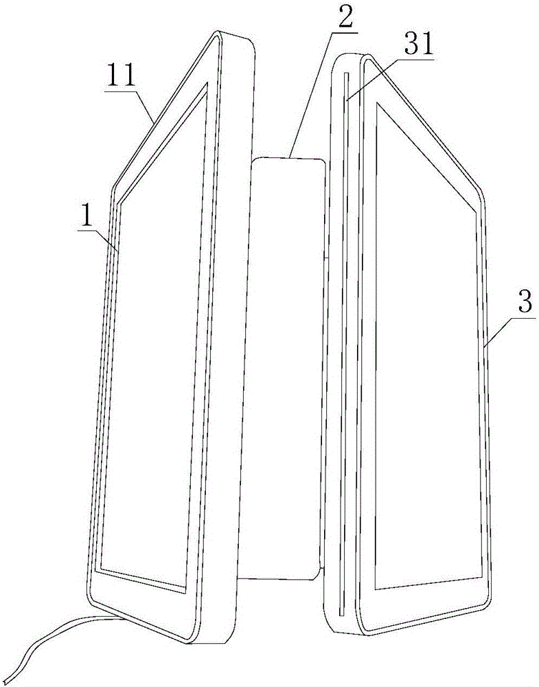 雙屏式收銀機(jī)的制作方法與工藝