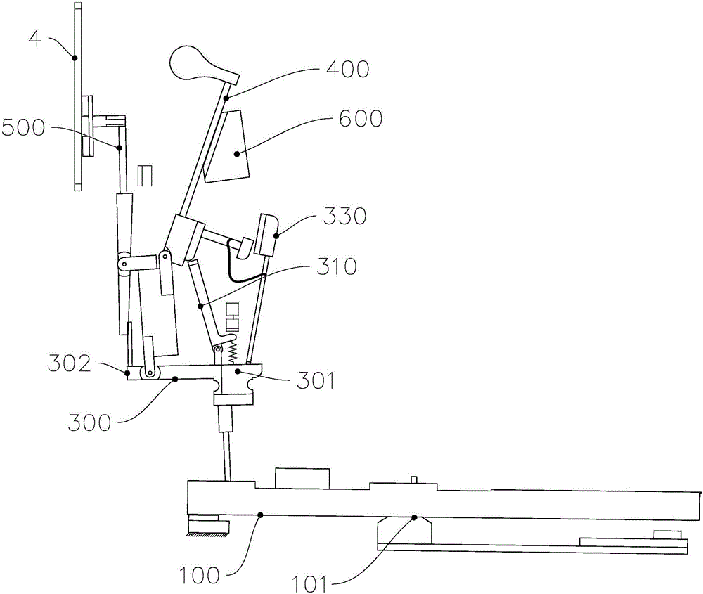 手力調(diào)節(jié)鍵盤裝置的制作方法