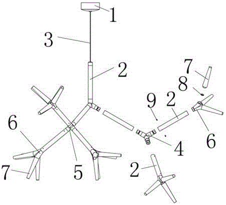 一种新型树杈灯的制作方法与工艺