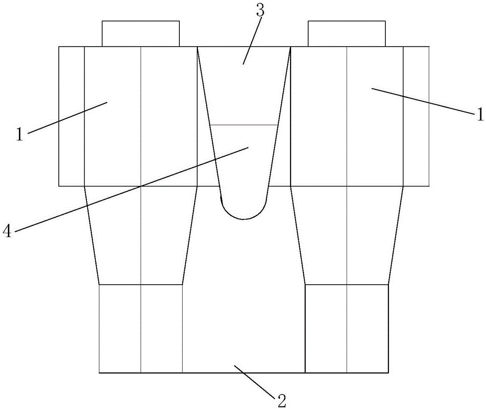 一種電源線八字尾插內架的制作方法與工藝