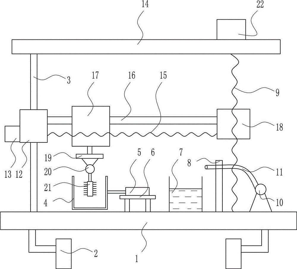 一种公路护栏刷漆装置的制作方法