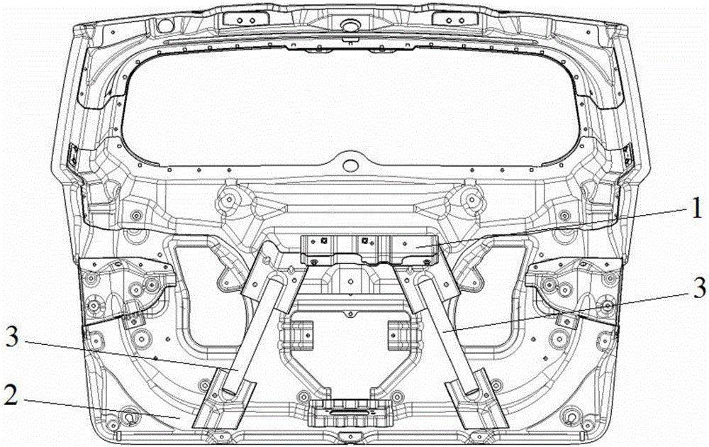 加強(qiáng)型后背門及電動(dòng)汽車的制作方法與工藝