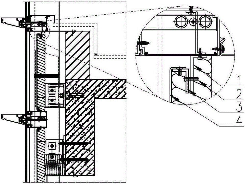 可伸縮調(diào)節(jié)式鋁背板連接結(jié)構(gòu)的制作方法與工藝