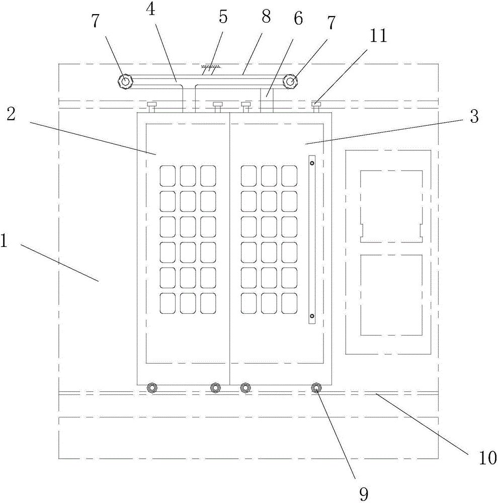 一種同動(dòng)式雙開門結(jié)構(gòu)及使用該結(jié)構(gòu)的加工中心的制作方法與工藝