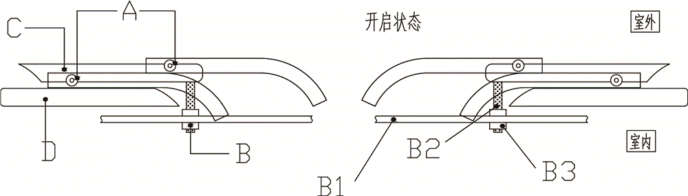 一种变轨式自动门的制作方法与工艺