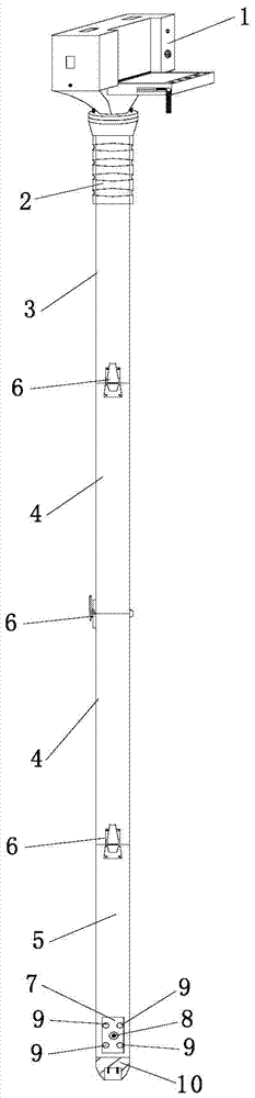 一种定向折叠式通信人/手井勘察工具的制作方法与工艺