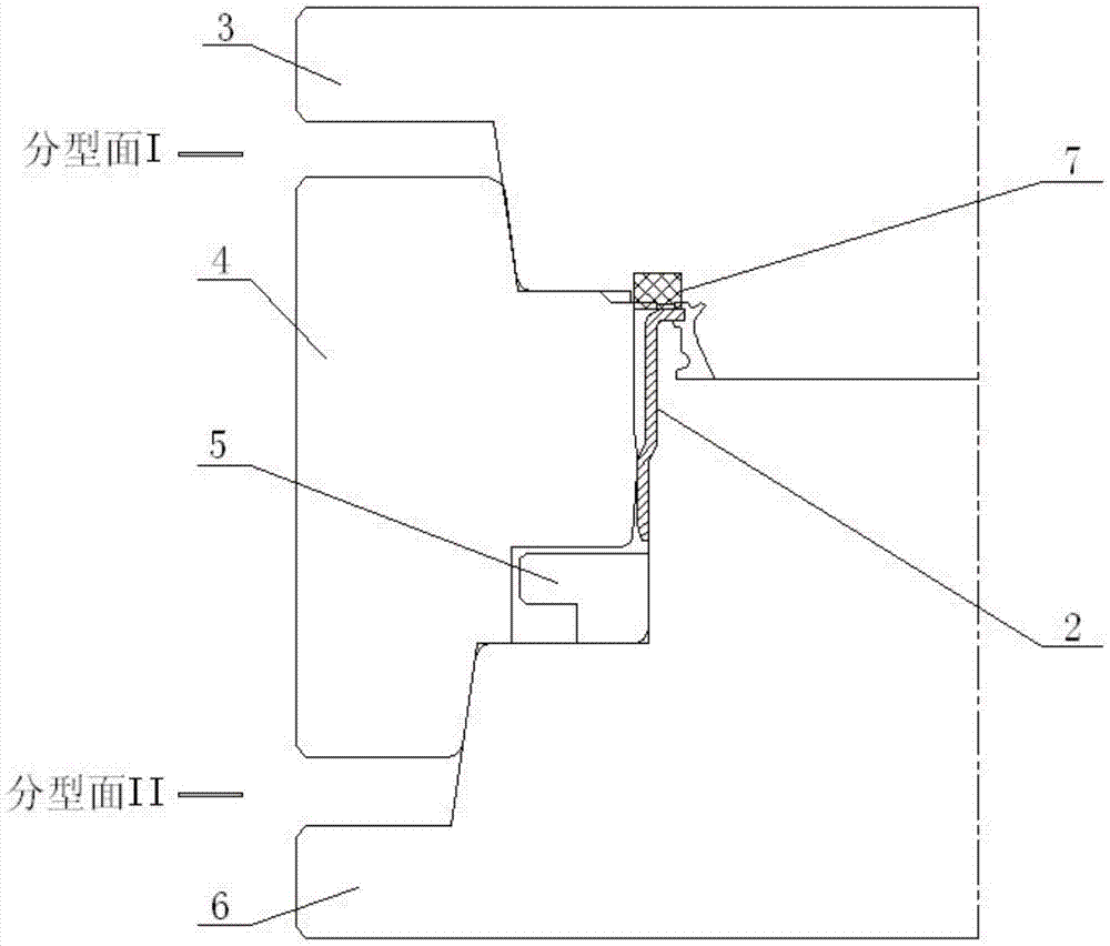 一种半包胶油封模具及硫化生产工艺的制作方法与工艺