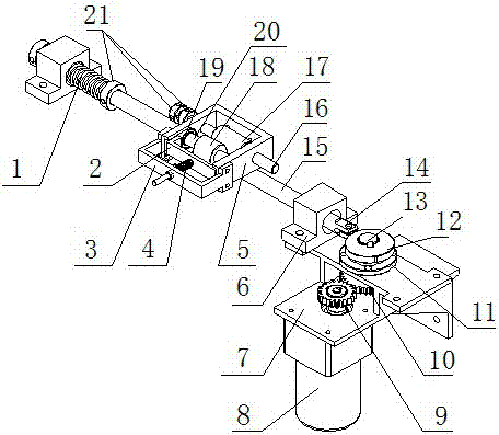 一種蛇形帶編織機的制作方法與工藝