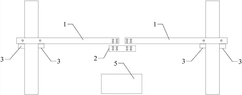 一種組合式配電變壓器臺架及其使用方法與流程