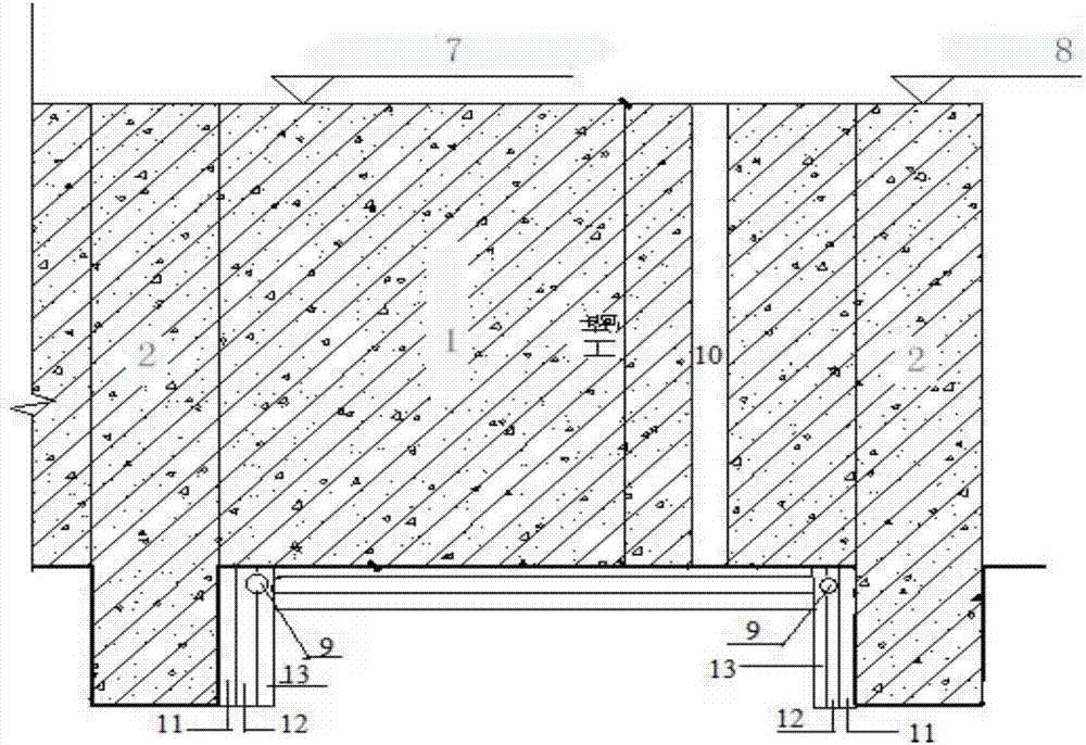 一种室内桩墙支护结构及其施工方法与流程