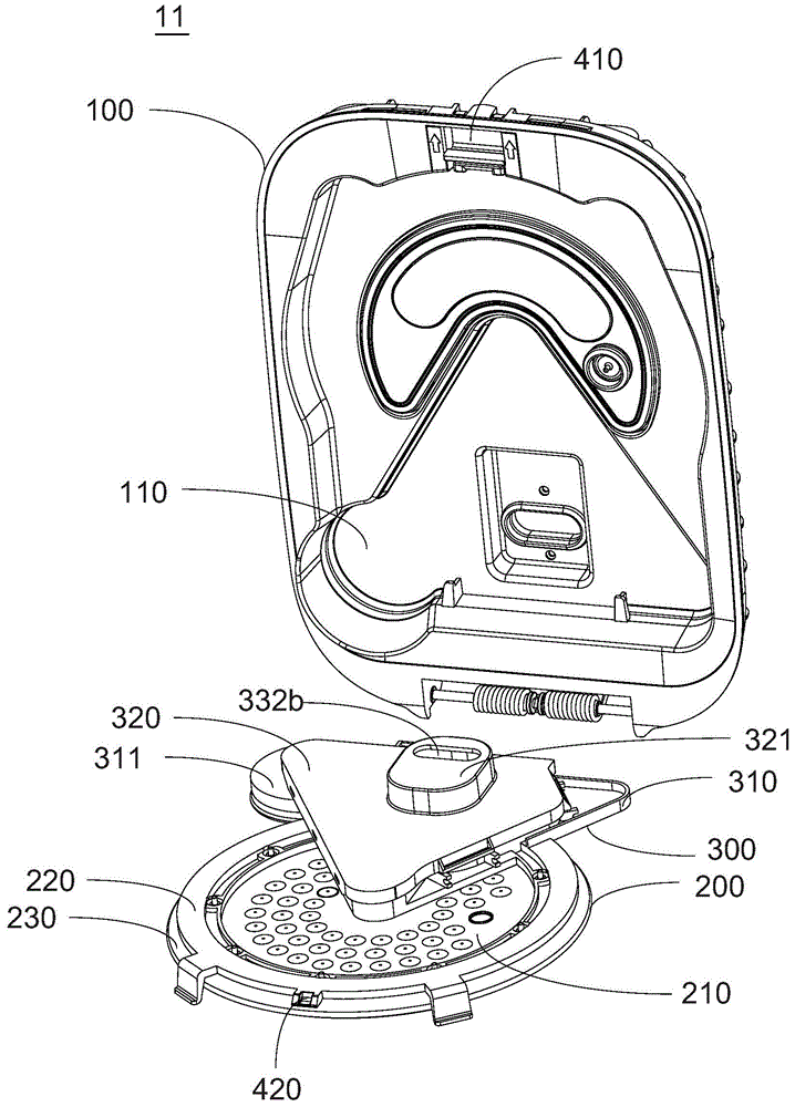 煮饭器和用于煮饭器的盖体组件的制作方法与工艺