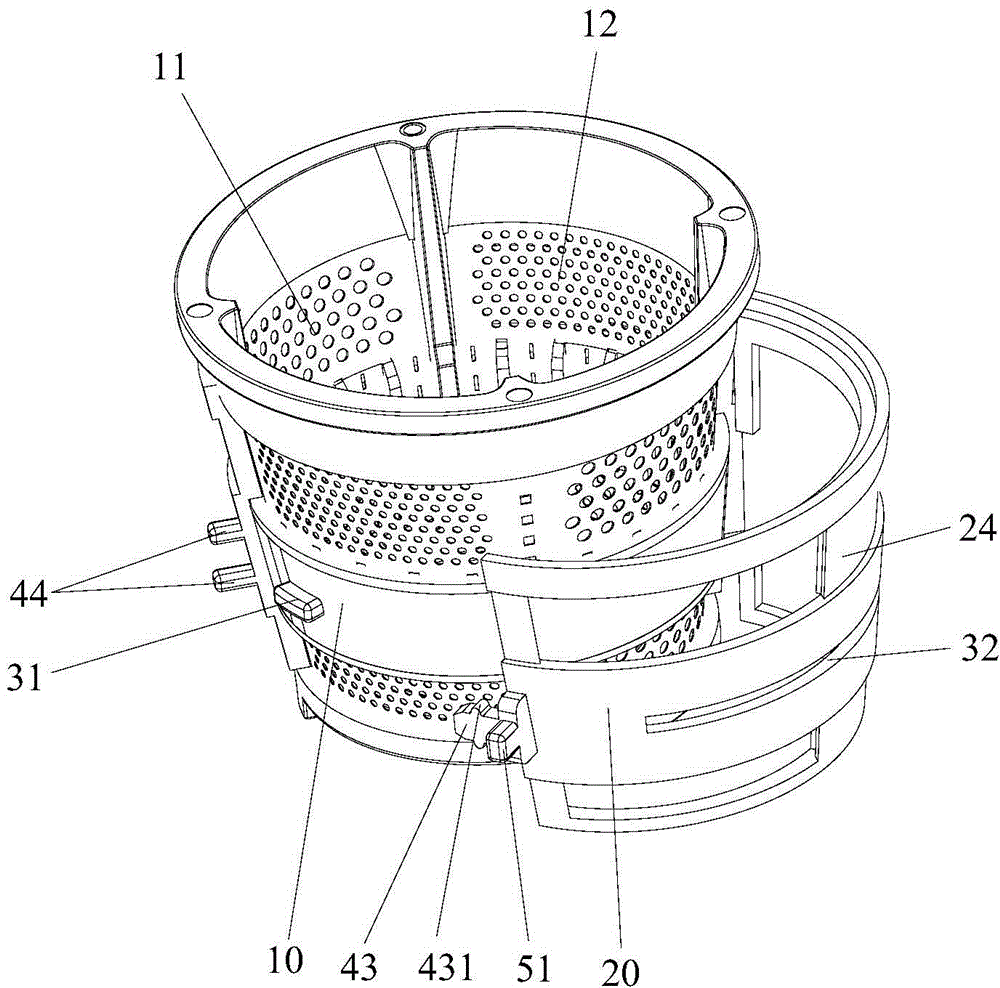 网孔筒组件及具有其的榨汁机的制作方法与工艺