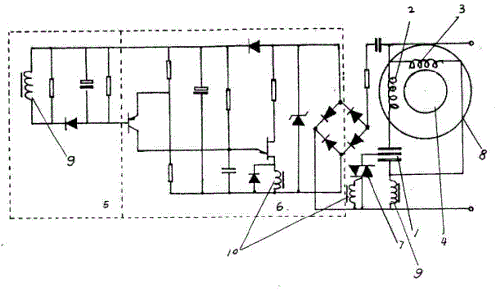 單相感應(yīng)電機(jī)提效系統(tǒng)的制作方法與工藝