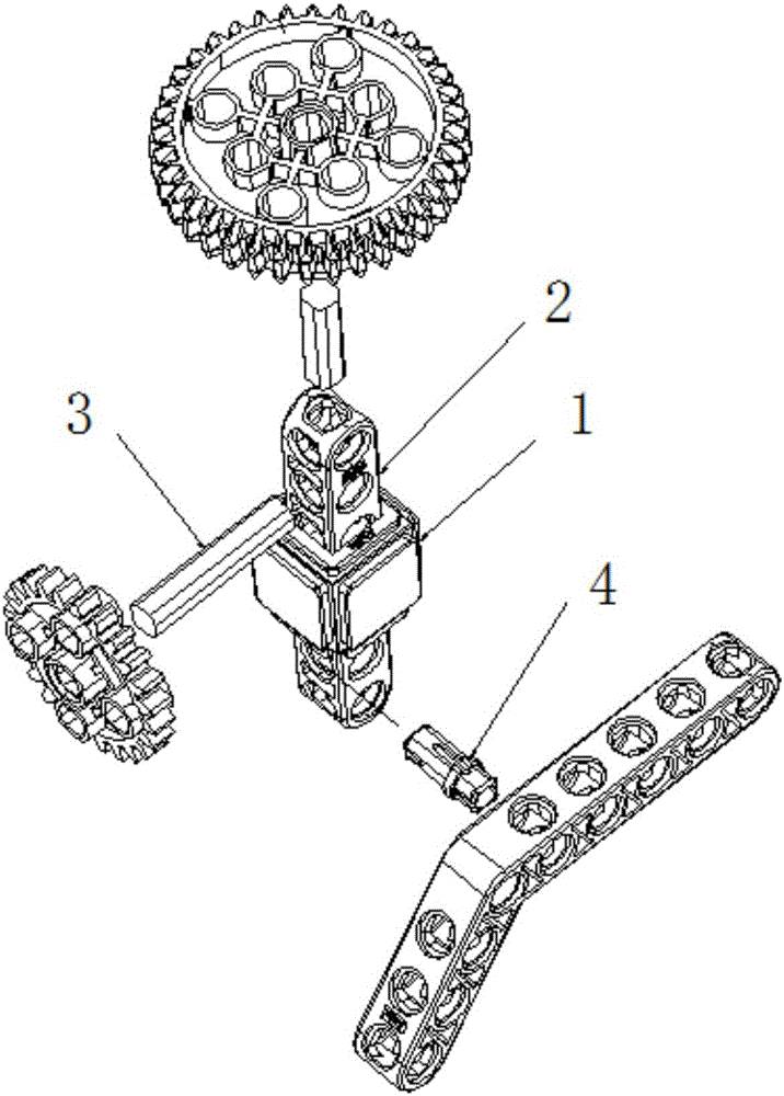 立方體積木拼接組件以及積木機(jī)器人拼接套件的制作方法與工藝