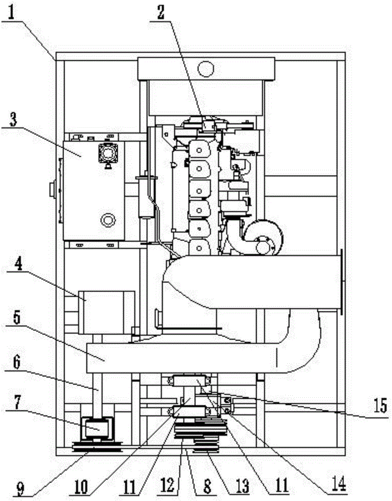 一種用于洗掃車的新型動(dòng)力傳動(dòng)機(jī)構(gòu)的制作方法與工藝