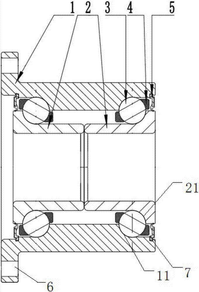 一種帶法蘭一體化軸承總成及具有該軸承總成的渦旋泵的制作方法與工藝