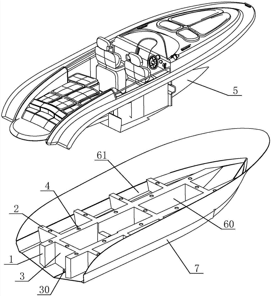 自制快艇结构图图片