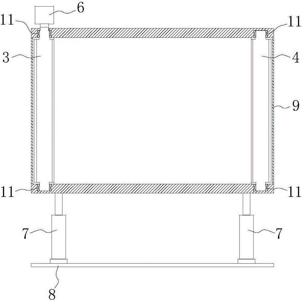 一种气动控制教学黑板的制作方法与工艺