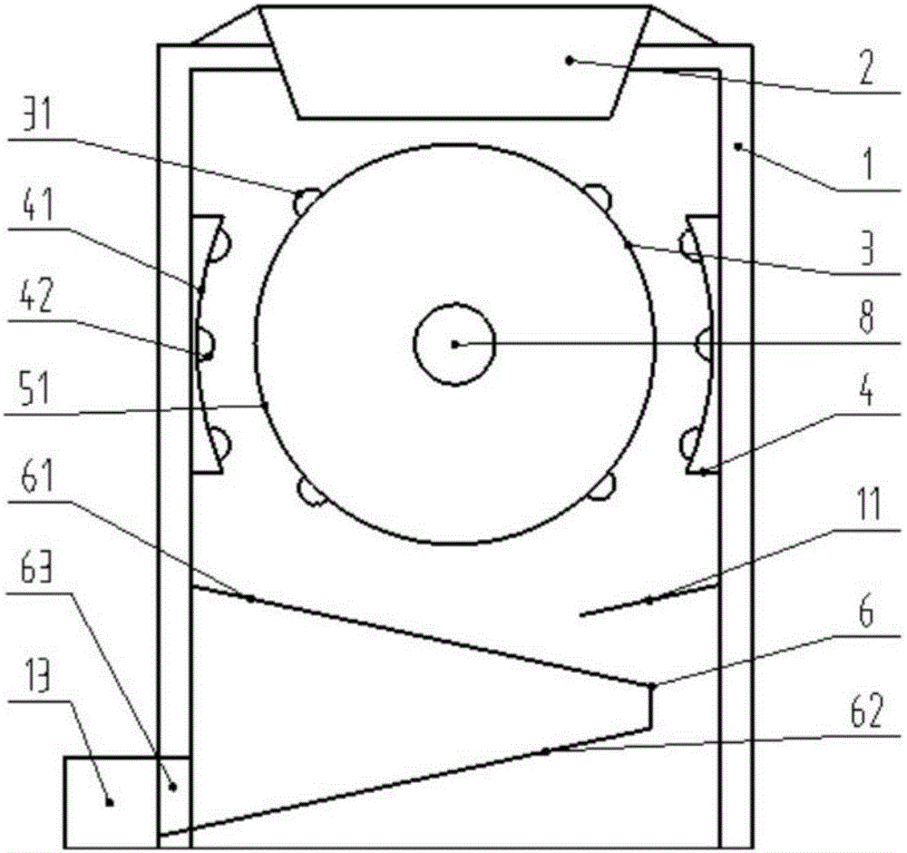 一种新型家用花生脱壳机的制作方法与工艺