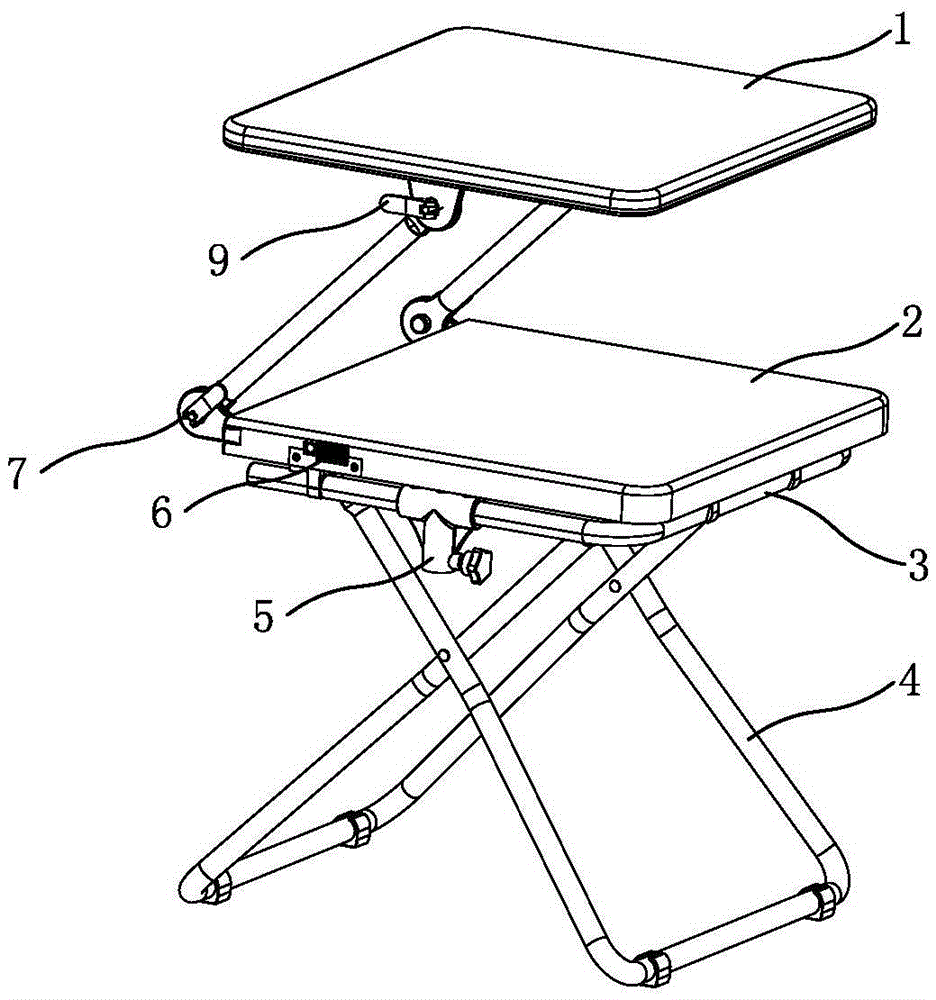 组合式折叠桌椅的制作方法