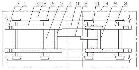 一種可調(diào)式拖拉機(jī)底盤載具的制作方法與工藝