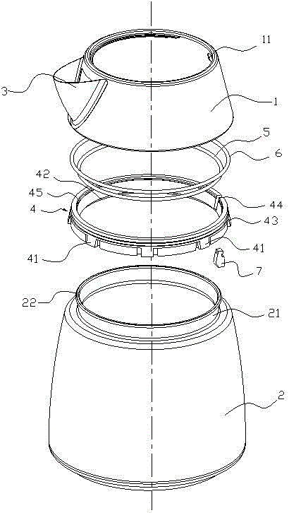 一种具有两段壶体的电热水壶的制作方法与工艺