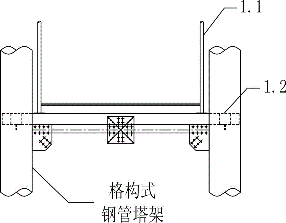 格构式钢管塔架安、拆平台的制作方法与工艺