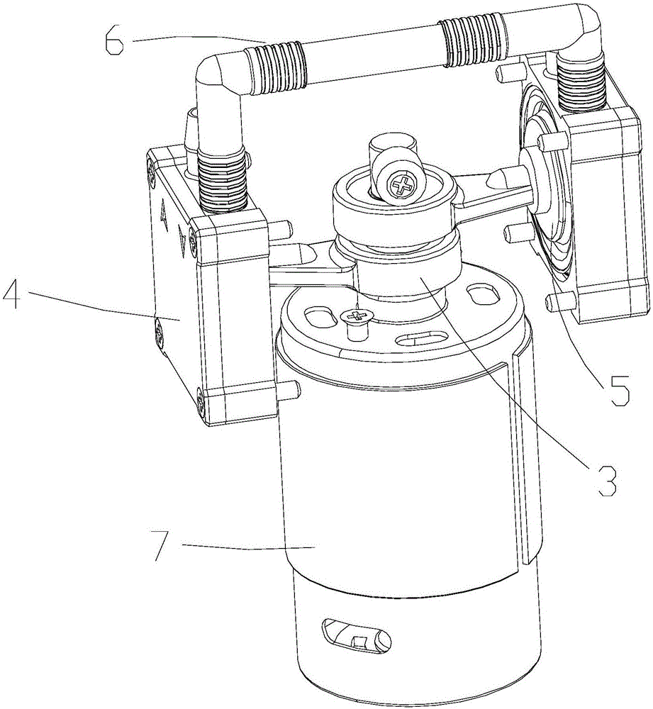 一種隔膜氣泵的制作方法與工藝