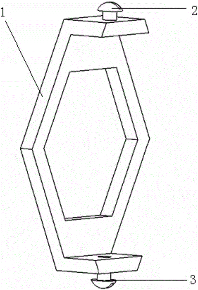 一種防止鉸接螺栓轉(zhuǎn)動(dòng)的夾具的制作方法與工藝