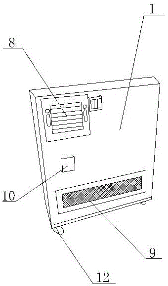 一种移动式电散热器的制作方法与工艺