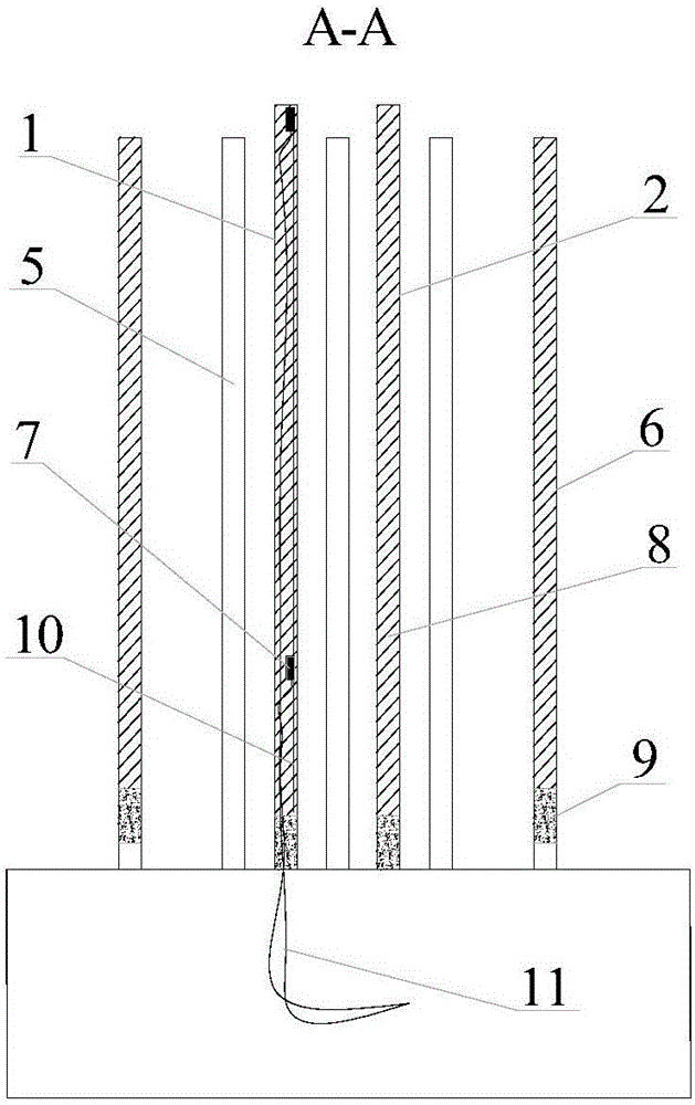 一種雙區(qū)掏槽炮孔布置結(jié)構(gòu)及其應(yīng)用的爆破成井方法與流程