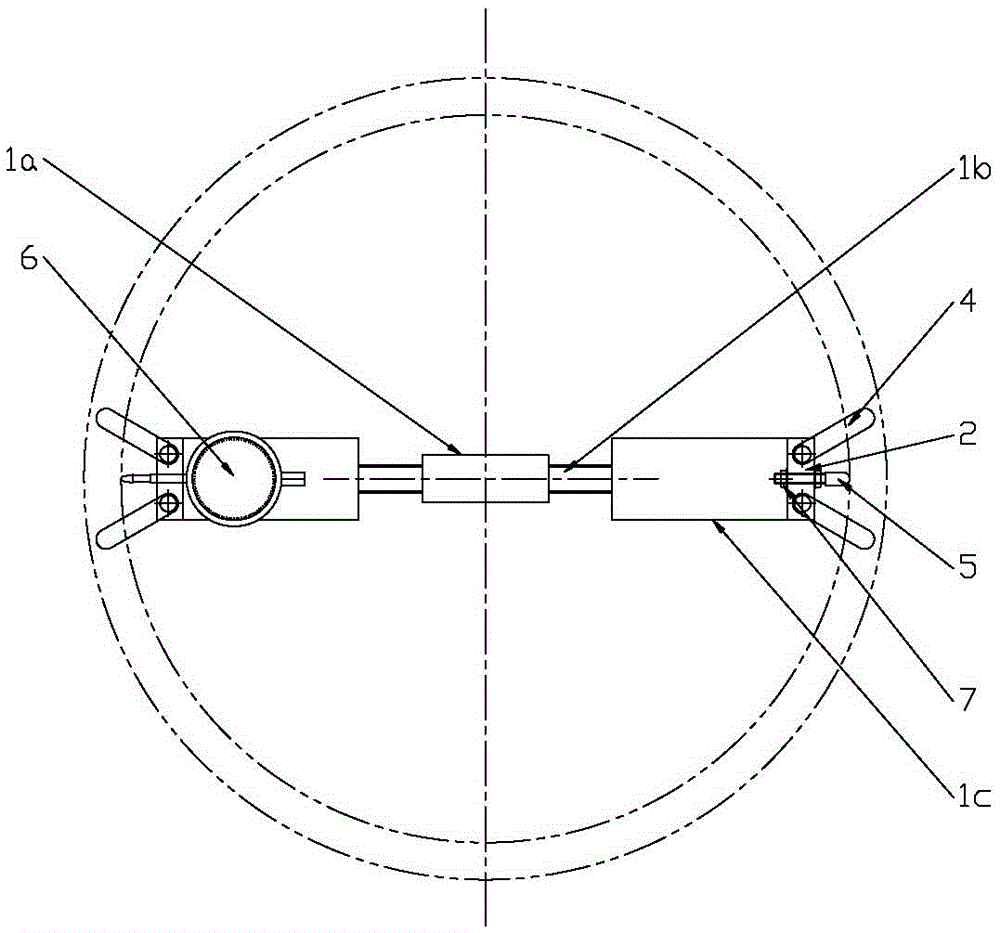 螺旋伸缩式内孔测量装置的制作方法