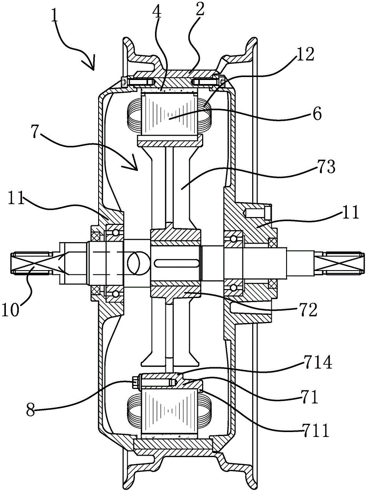 一種電動(dòng)車輪轂電機(jī)的制作方法與工藝