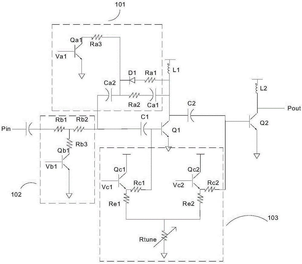 一種功率放大電器增益切換電路的制作方法與工藝