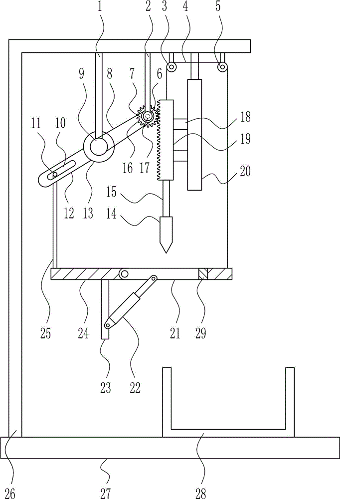 一種建筑用磚頭高效切割裝置的制作方法