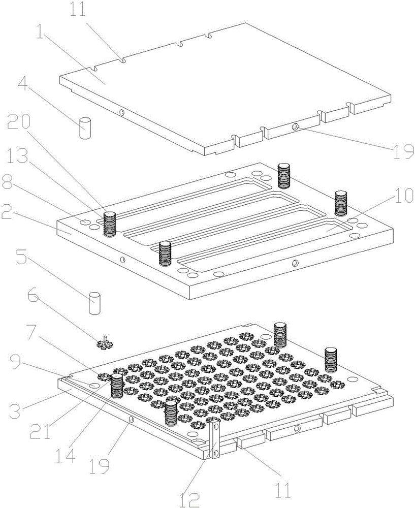 一種減震墊壓注模具的制作方法與工藝